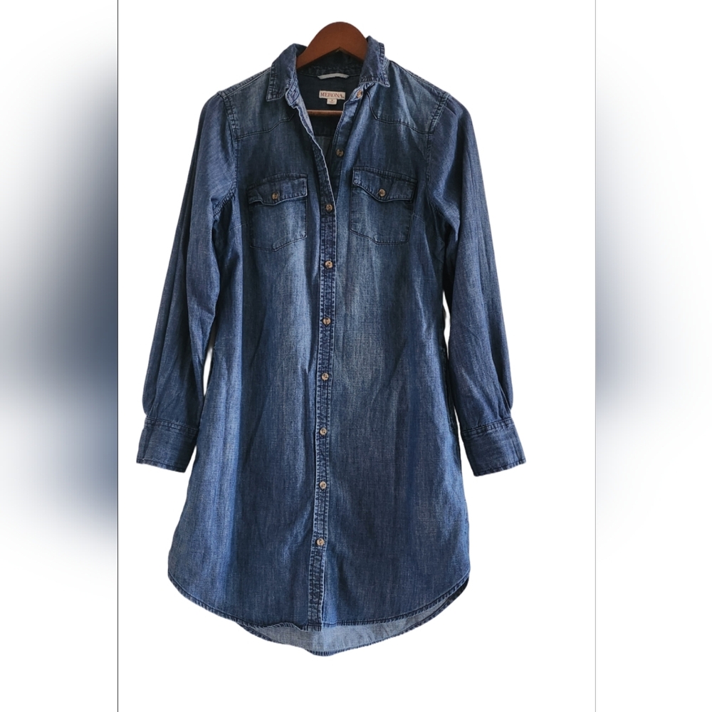 Merona Dark Blue Denim Dress